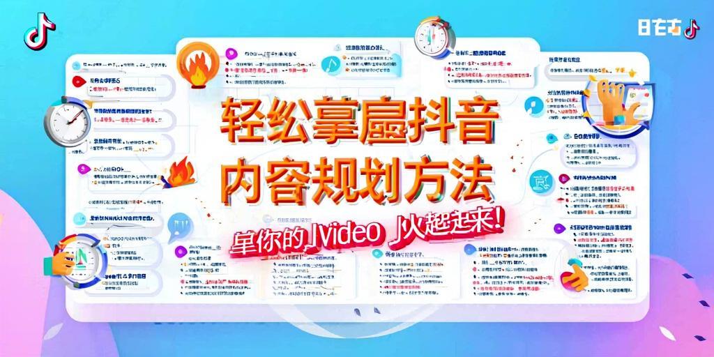 详细阅读:轻松掌握抖音内容规划方法,让你的视频火起来! 轻松掌握抖音内容规划方法,让你的视频火起来!